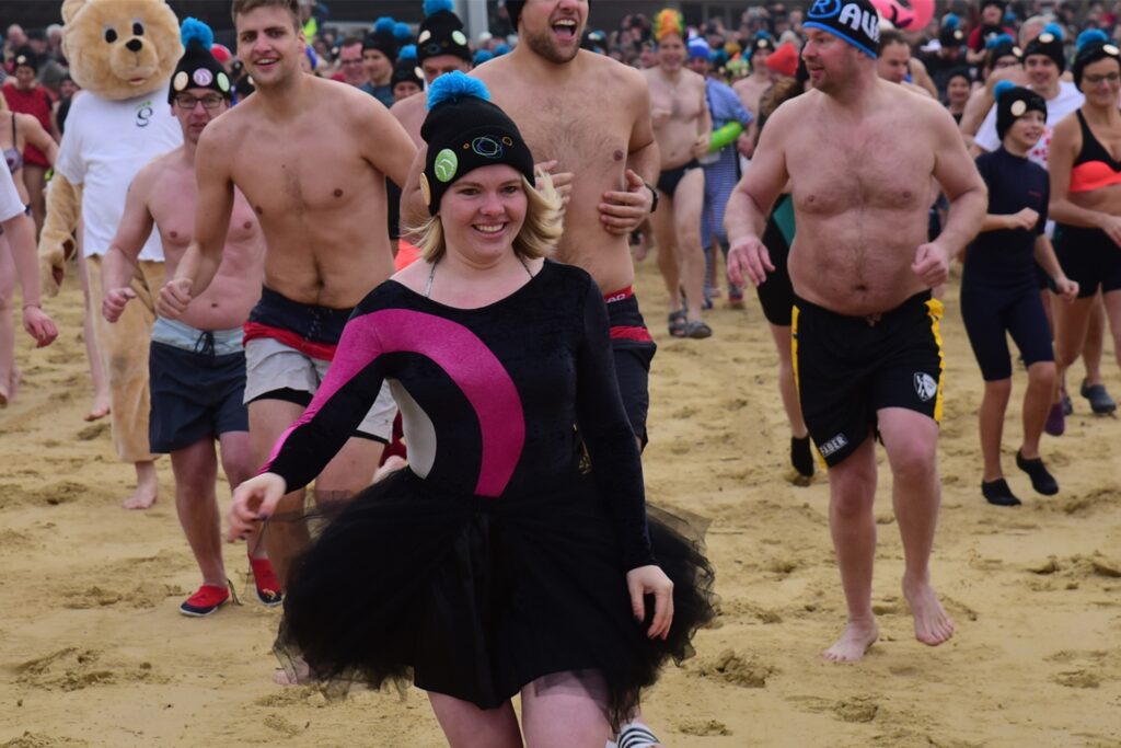 Neujahrsschwimmen in Haltern am See