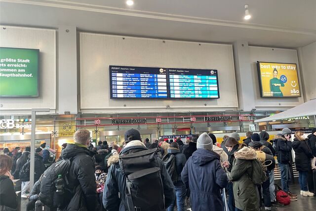 Am Dortmunder Hauptbahnhof gibt es Verspätungen und Ausfälle auf mehreren Strecken.