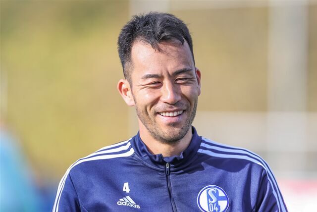 Maya Yoshida auf dem Trainingsplatz.
