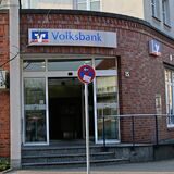 Der Standort der Volksbank Ruhr Mitte in Herten-Disteln.