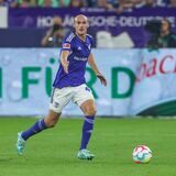 Henning Matriciani auf dem Fußballplatz.