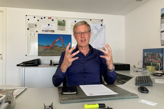 Roland Wübbe, geschäftsführender Gesellschafter der H & W Tiefbau GmbH & Co. KG