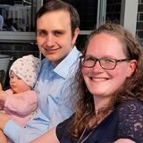 Benedikt Wahlers mit Ehefrau Lisa und Tochter Johanna. Der Familienvater aus Reken ist an Leukämie erkrankt und benötigt einen Stammzellenspender.
