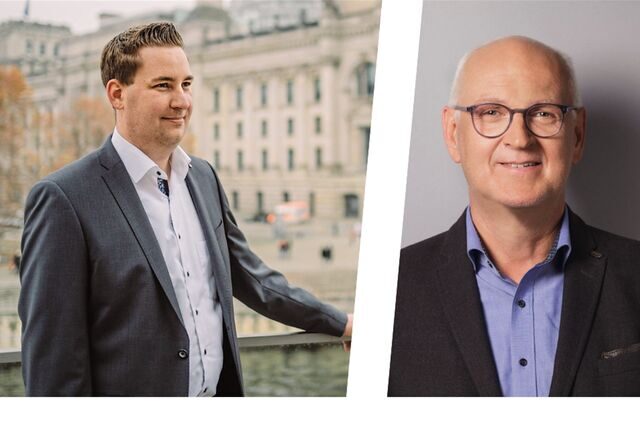 Brian Nickholz vertritt die Städte der Region im Bundestag, Carsten Löcker (r.) ist als Abgeordneter für Marl und Herten im Landtag.