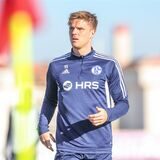 Marius Bülter auf dem Trainingsplatz.