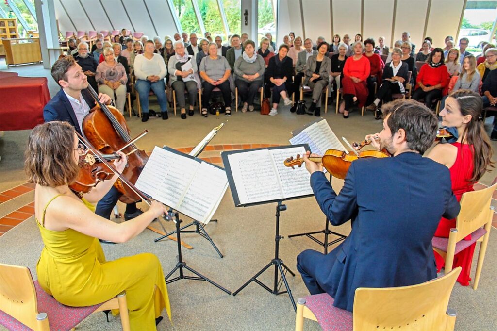 Gut besucht war das Konzert des Alinde-Quartetts, zu dem der Kulturkreis noch vor der Coronapandemie eingeladen hatte. Jetzt kommen die Musiker erneut nach Oer-Erkenschwick.