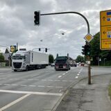 Die Lidl-Kreuzung in Waltrop.