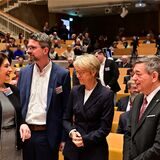Neujahrsempfang der CDU Marl: (v.l.) die stellvertretende Marler Bürgermeisterin Angelika Dornebeck, der CDU-Stadtverbandsvorsitzende Thomas Terhorst, NRW-Schulministerin Dorothee Feller und Marls Bürgermeister Werner Arndt.