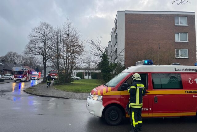 Die Feuerwehr wurde am Montagvormittag zum Möllenweg in Holsterhausen gerufen.