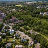 Luftbild vom Becklemer Weg