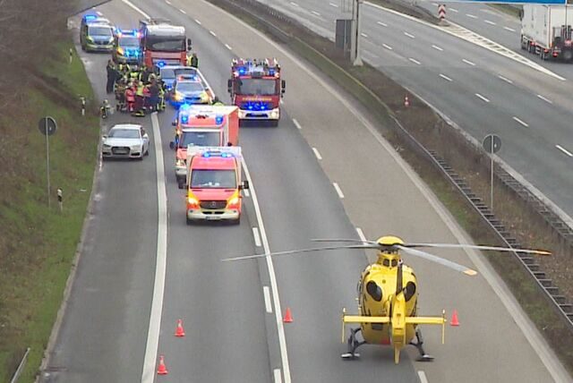 Polizei-Einsatz auf der A45 in Dortmund