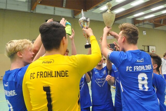 Anfang 2020 wurden die B-Junioren des FC Frohlinde neuer Castrop-Rauxeler Hallenstadtmeister.