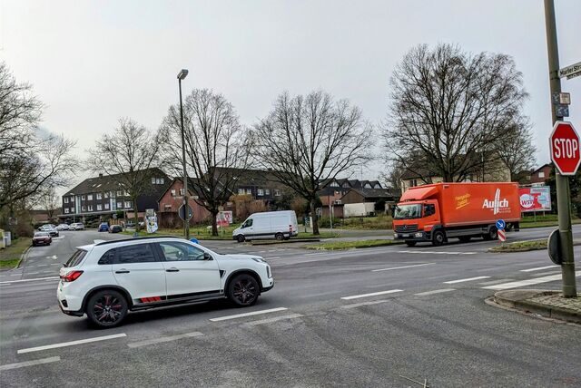Die Kreuzung Marler Straße/Händelstraße soll eine Ampelanlage bekommen.