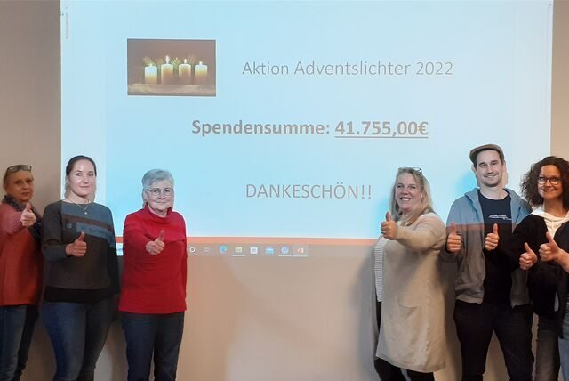 Die Vertreter der Wohlfahrtsverbände freuen sich sehr über den tollen Erfolg der Aktion 2022.
