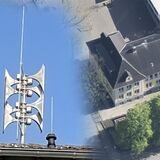 Auf der Wilhelmschule ist eine der Sirenen, die beim Warntag heulen. Im Januar 2023 kam es hier zu einem überraschenden Fehlalarm, am Donnerstag wird die Sirene wie die anderen im Stadtgebiet zu hören sein.