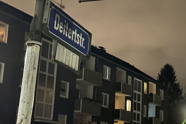 In der Deitertstraße kam es am Dienstag zu dem versuchten Tötungsdelikt