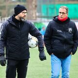 Steffen Golob (l) war bislang Co-Trainer von Coach Toni Molina (r) sowie Sportlicher Leiter. Von einer Aufgabe ist er zurückgetreten.