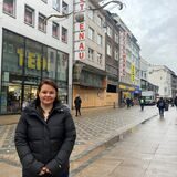 ILS-Expertin Kati Volgmann auf dem Dortmunder Ostenhellweg