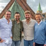 Luca Schlotmann, Dr. Lennart Schlotmann, Christopher Kämper und Dr. Harald Kämper