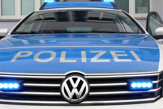 Ein Polizeiwagen