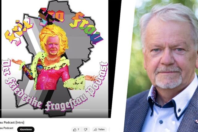 Links: Screenshot von YouTube, rechts: Friedhelm Fragemann.