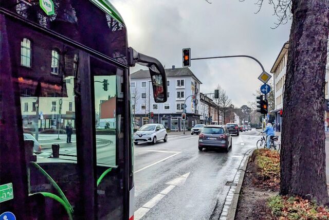 Ampelanlag eauf der Landestraße 463 (Südwall/Gahlener Straße/Königsberger Allee