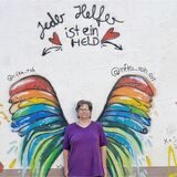 Monika Waterkamp aus Dorsten hilft den Flutopfern im Ahrtal.