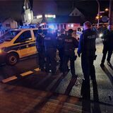 Die Bahnhofstraße in Sinsen wurde von der Polizei abgesperrt.