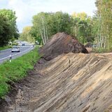 Vorarbeiten an der Münsterstraße in Datteln für die B474n.