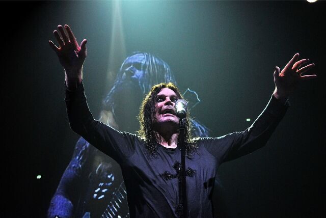 Ozzy Osbourne am bei einem Konzert 2012 in der Westfalenhalle.