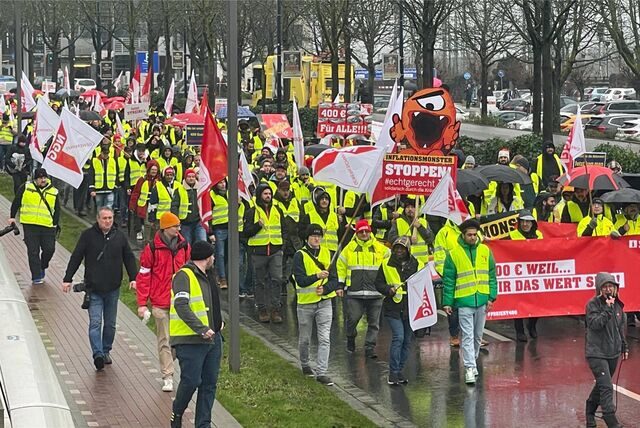 Warnstreik Coca-Cola in Dortmund