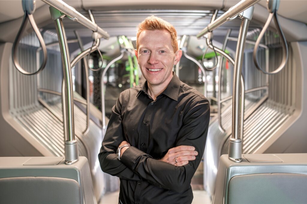 Jan Große-Geldermann ist Pressesprecher bei der Vestischen. Jan Große-Geldermann ist Pressesprecher bei der Vestischen.