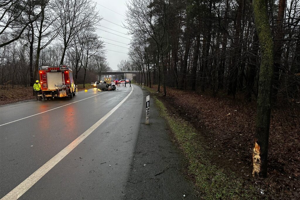 Die Wulfener Straße bzw. der Marler Damm wurde gesperrt.