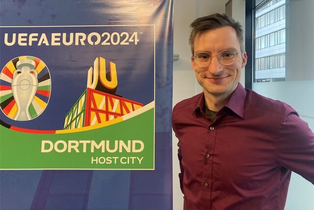 Martin Sauer ist offizieller EURO-Beauftragter der Stadt Dortmund.