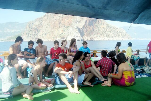 Schüler aus Oer-Erkenschwick im Jahr 2012 beim Schüleraustausch in Oba.