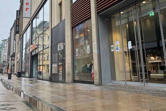 Der Westenhellweg in Dortmund.