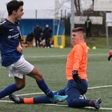 Mit mehreren Paraden in Eins-Gegen-Eins-Duellen verhinderte Schwerins Keeper Cedric Niemeyer eine höhere Niederlage seines Teams.
