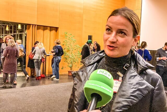 Schauspielerin Nina Gummich beim Bergfest der Grimme-Preis-Jury