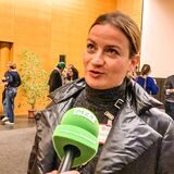 Schauspielerin Nina Gummich beim Bergfest der Grimme-Preis-Jury