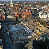 Luftaufnahme vom Bauplatz am Voßkamp