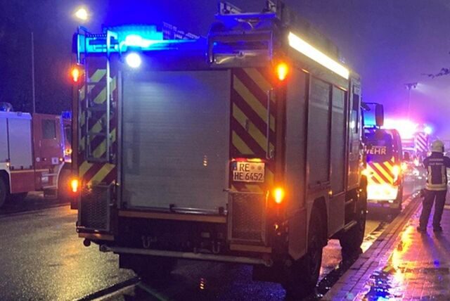 Die Hertener Feuerwehr war an der Schützenstraße im Einsatz. (Symbolbild)