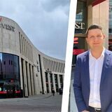 Das Palais Vest in Recklinghausen und Center-Manager Gerrit Beckmann.