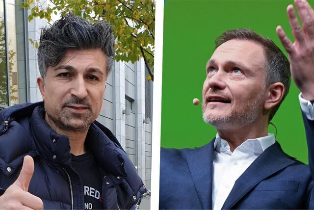 Der Dortmunder Lotto-Millionär Chico (l.) hat in einem Interview gegen Bundesfinanzminister Christian Lindner ausgeteilt.