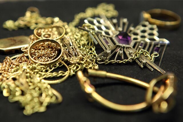 Goldschmuck aus der Nähe