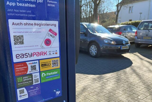 Parkautomat in Haltern.