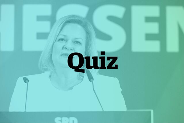 Ministerin Nancy Faeser