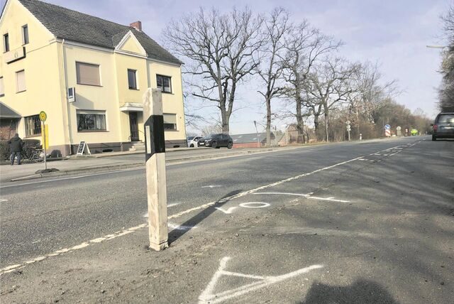 Die Mengeder Straße in Waltrop.