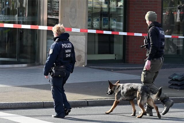 Einsatz an der Volksbank.