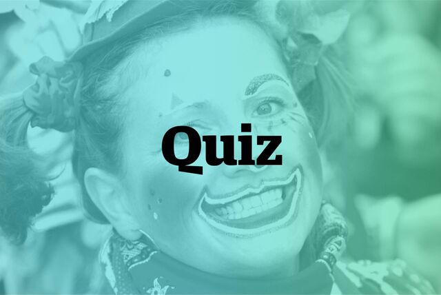 Machen Sie mit bei unserem Quiz für Jecken und Karnevalsmuffel