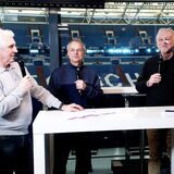 Die Fußball-Legenden Klaus Fischer, Olaf Thon und Rüdiger Abramczik im Legenden-Talk.